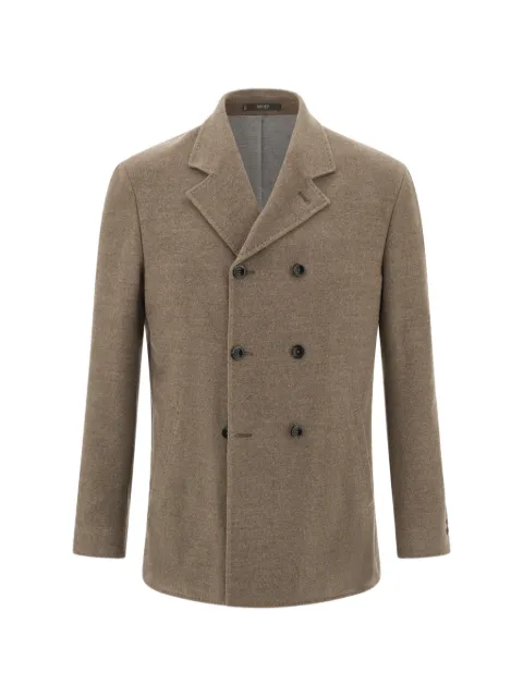 Boggi Milano blazer croisé en laine mérinos extra fine