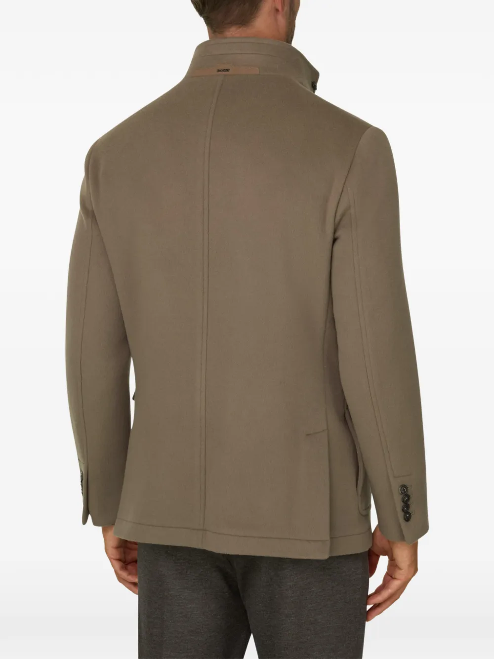 Boggi Milano Wollen sailorjas Bruin