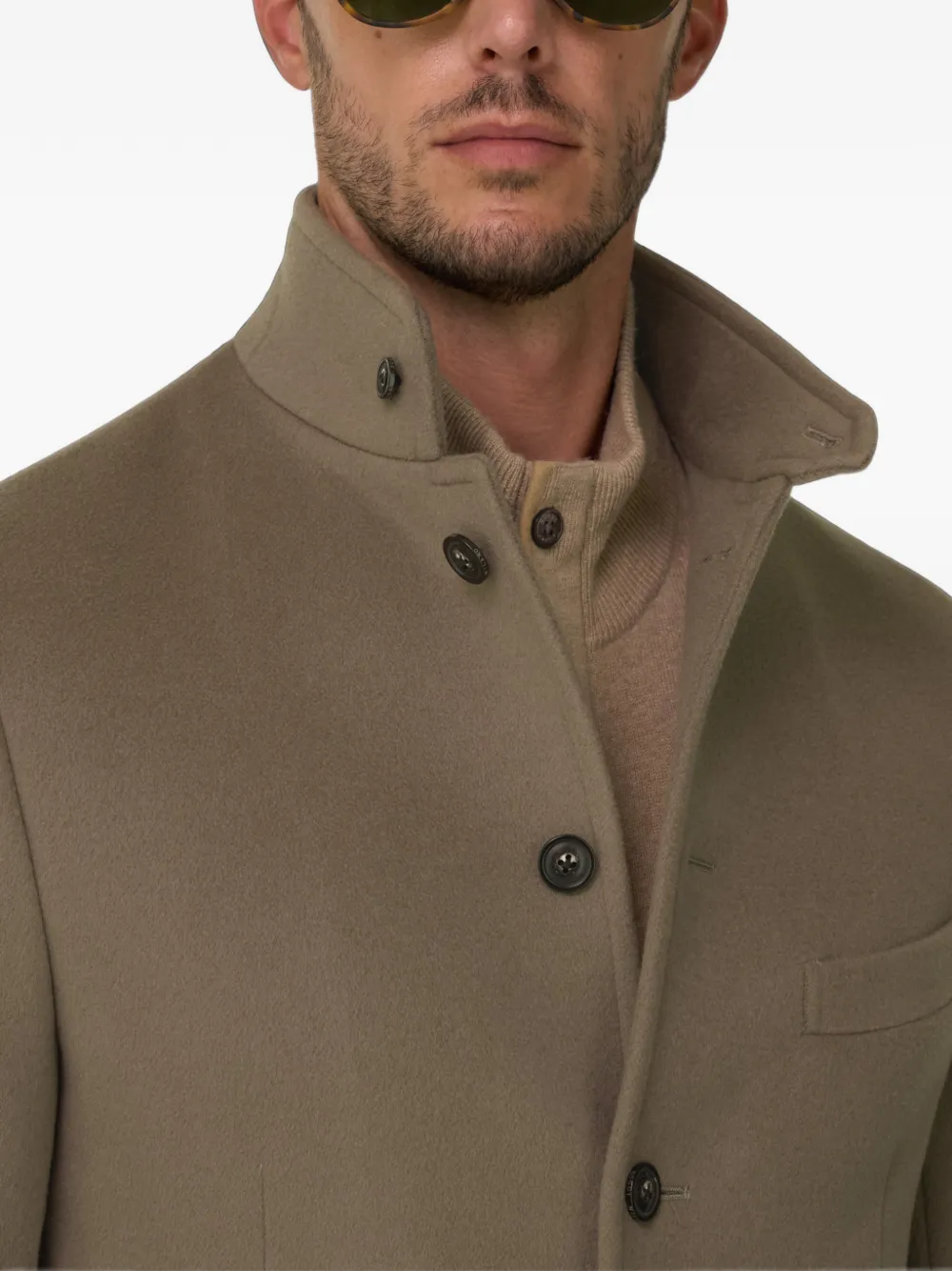 Boggi Milano Wollen sailorjas Bruin