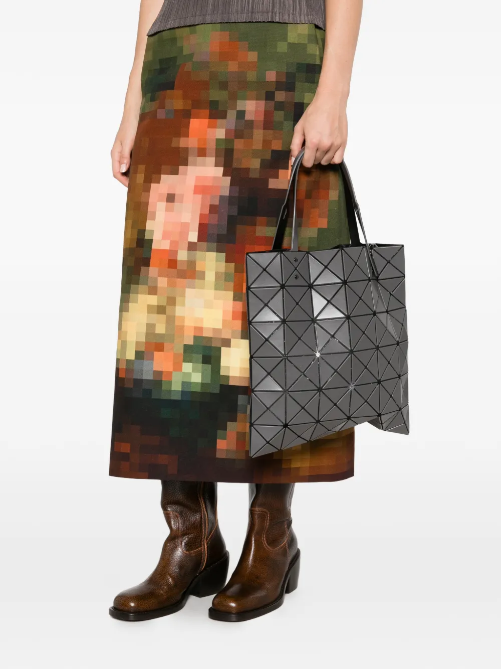 Bao Issey Miyake Lucent geometrische shopper Grijs
