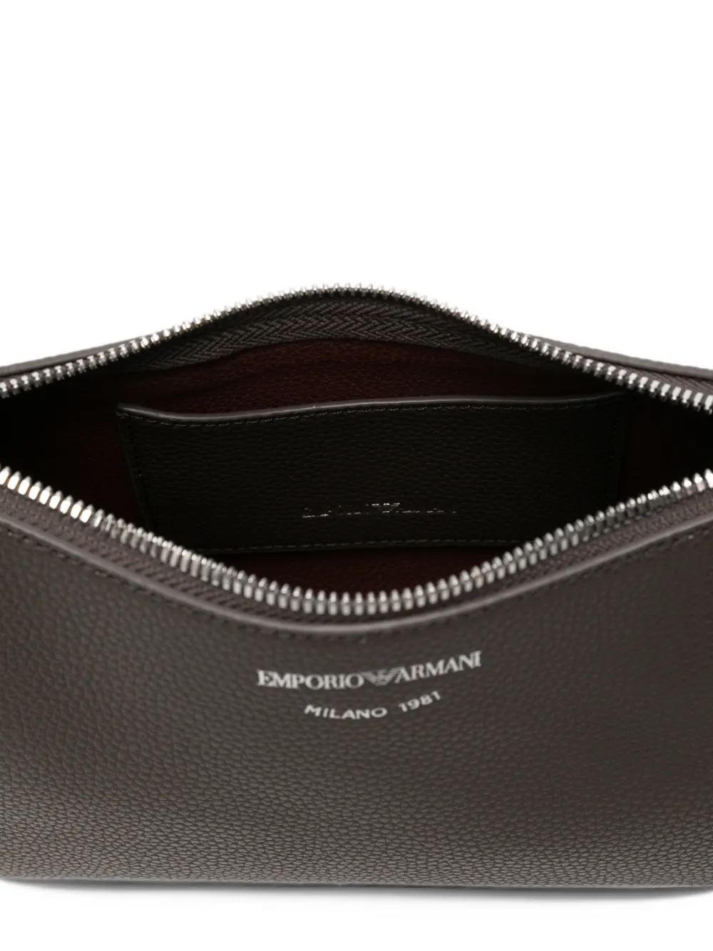 Emporio Armani Crossbodytas met textuur Grijs