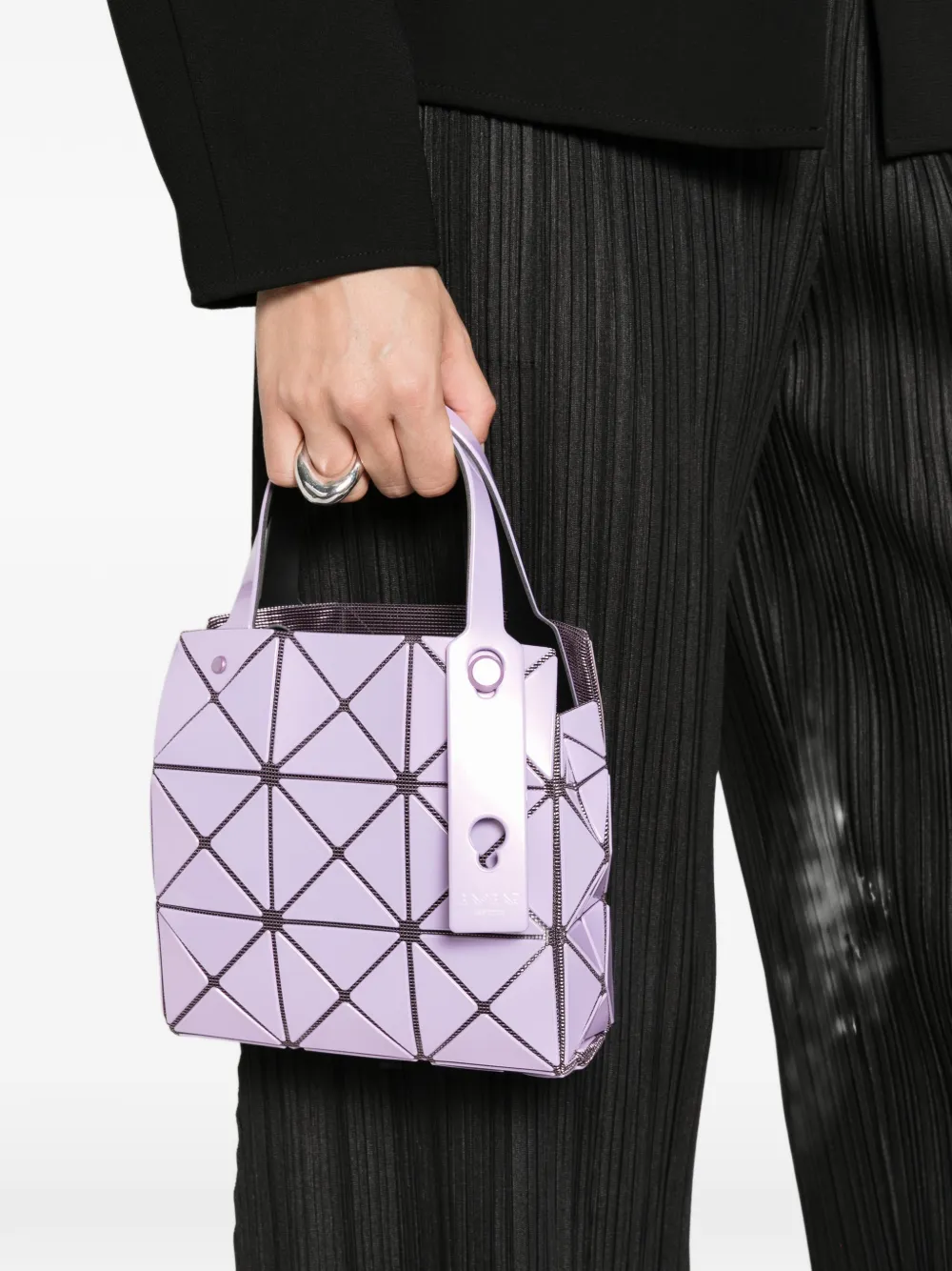 Bao Issey Miyake Lucent geometrische shopper Paars