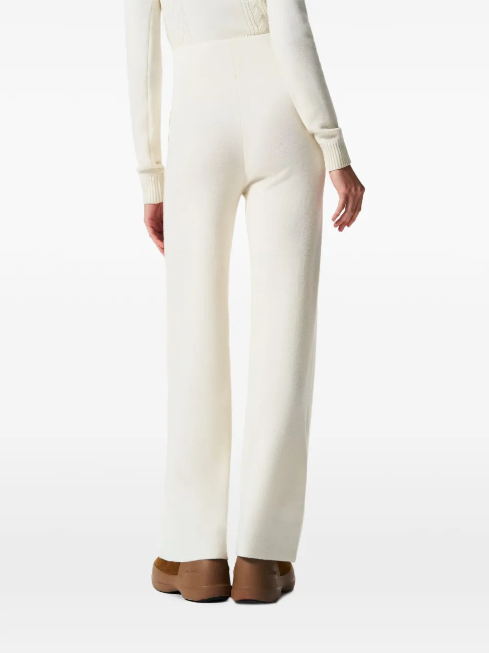 Perfect Moment Chalet gebreide broek van merinowol Beige