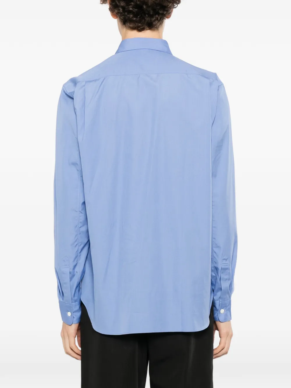 Comme des Garçons Homme Plus Overhemd met borstzak Blauw