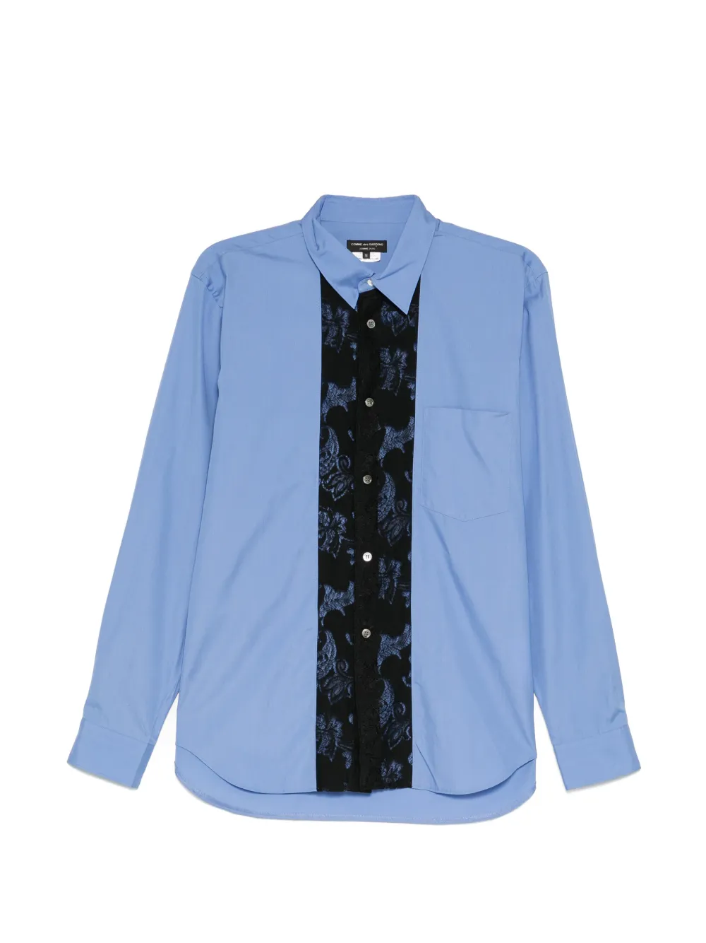 Comme des Garçons Homme Plus chest-pocket shirt - Blau