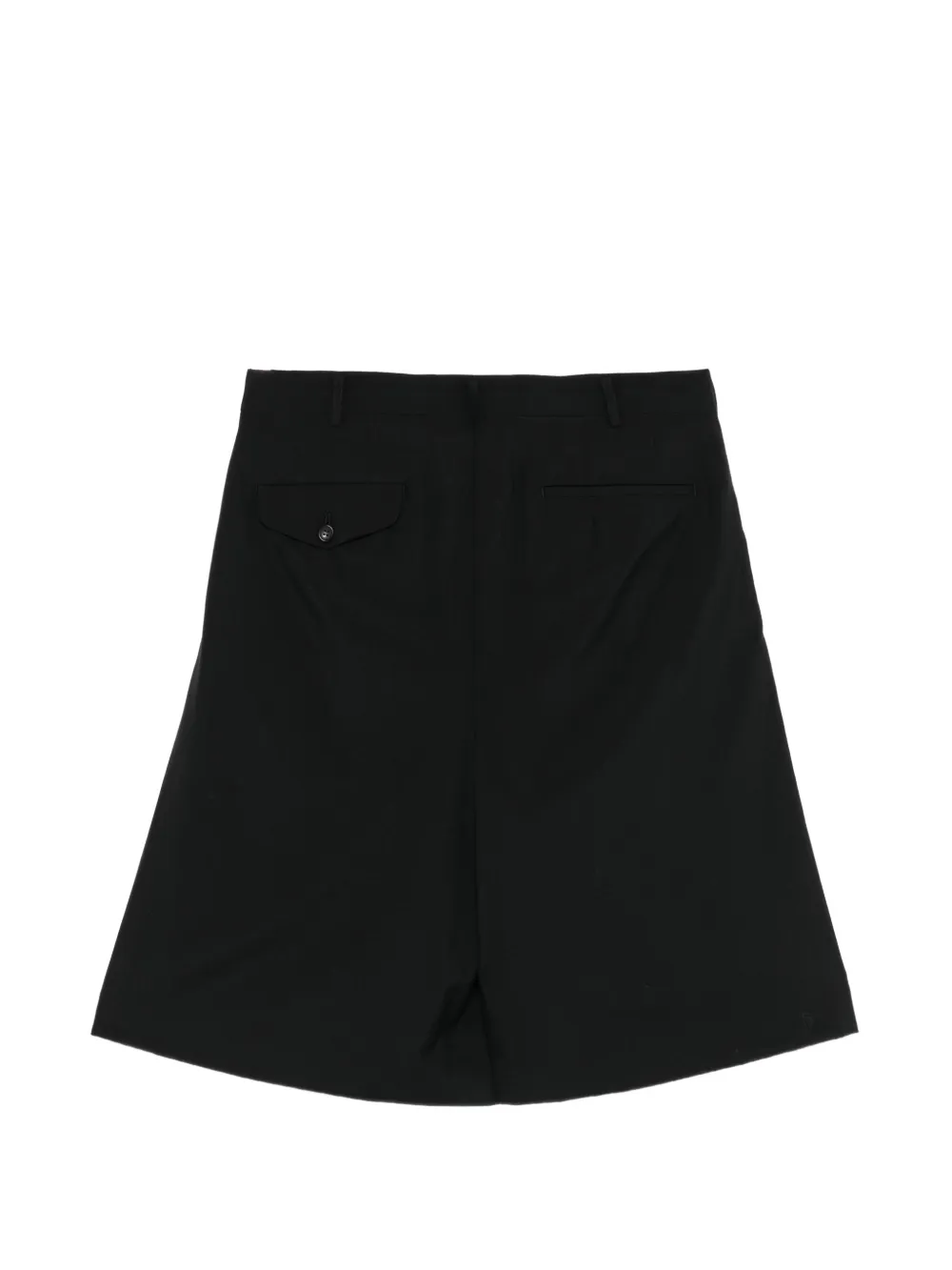 Comme des Garçons Homme Plus Geplooide shorts Zwart