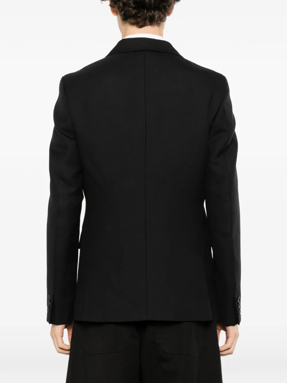 Comme des Garçons Homme Plus Blazer met borstzak Zwart