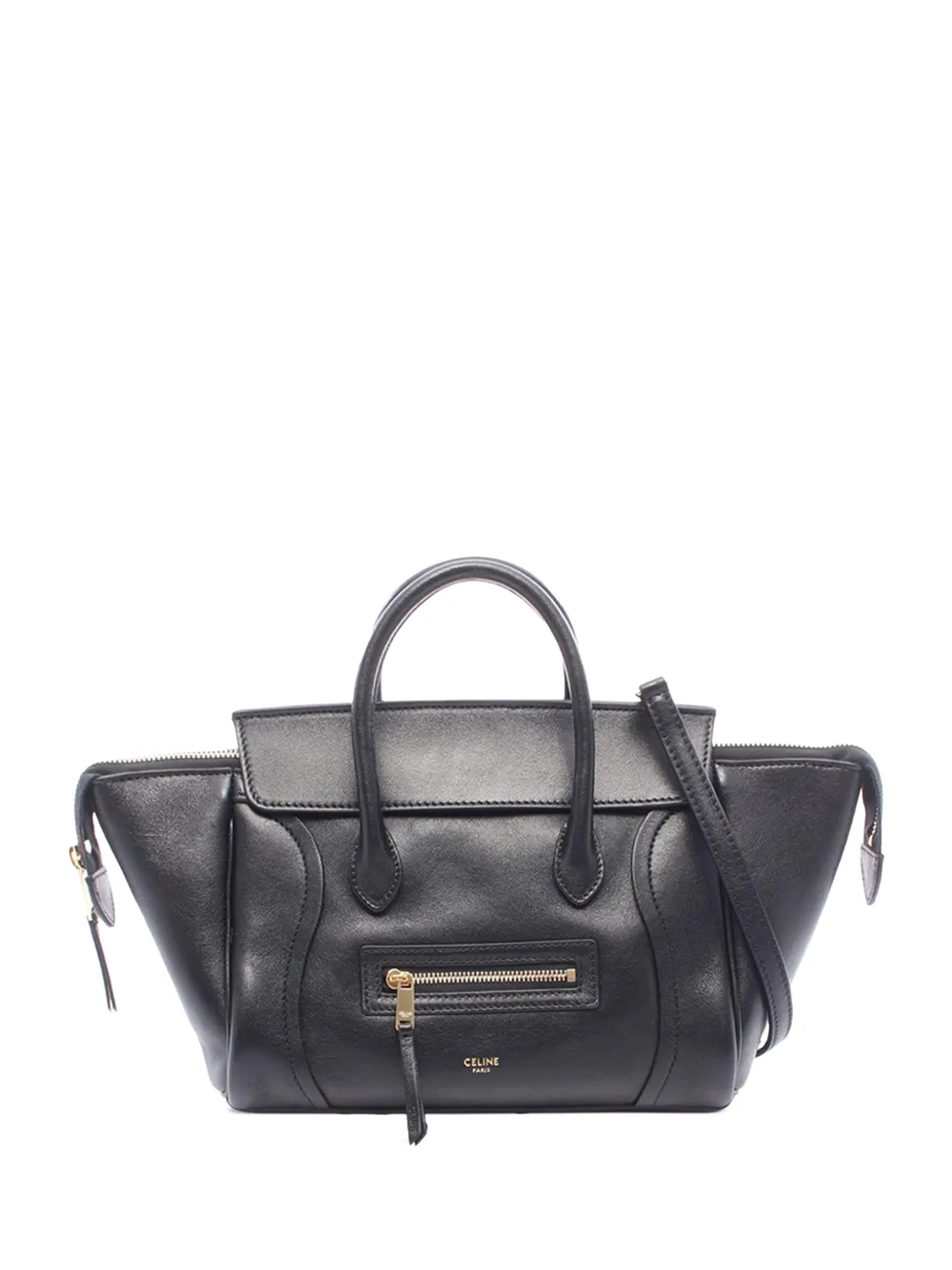 Celine Pre-Owned 2000-2026 Small Leather Little Luggage satchel - Black