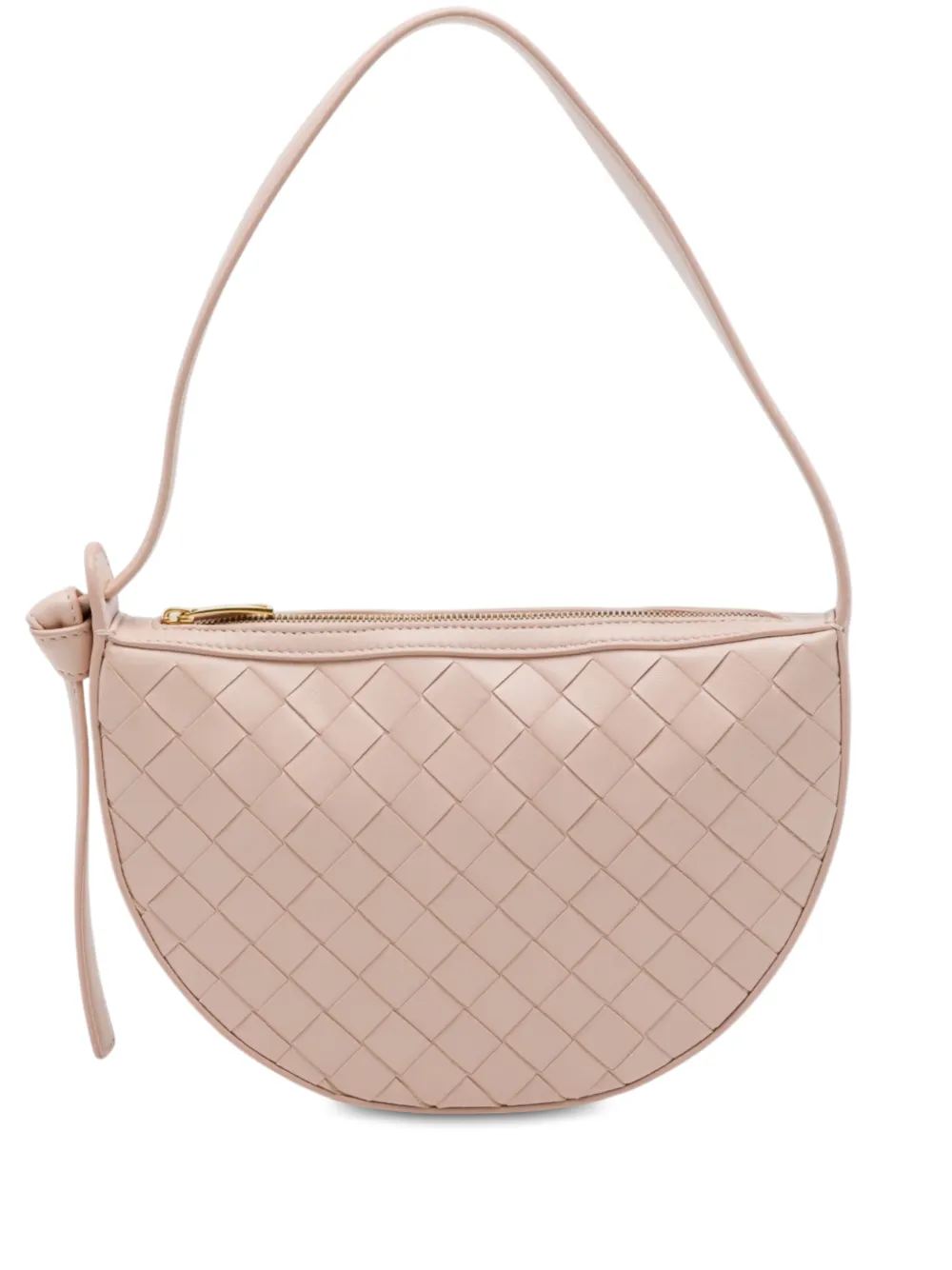 Bottega Veneta Pre-Owned 2012-2026 mini Intrecciato Sunrise Schultertasche aus Nappaleder - Rosa