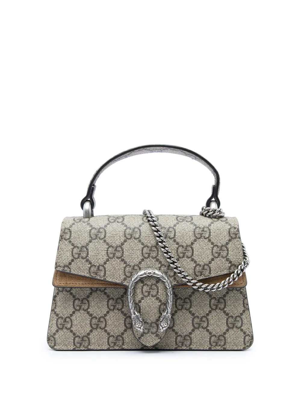 Gucci Pre-Owned 2016-2026 Mini GG Supreme Dionysus satchel - Neutrals