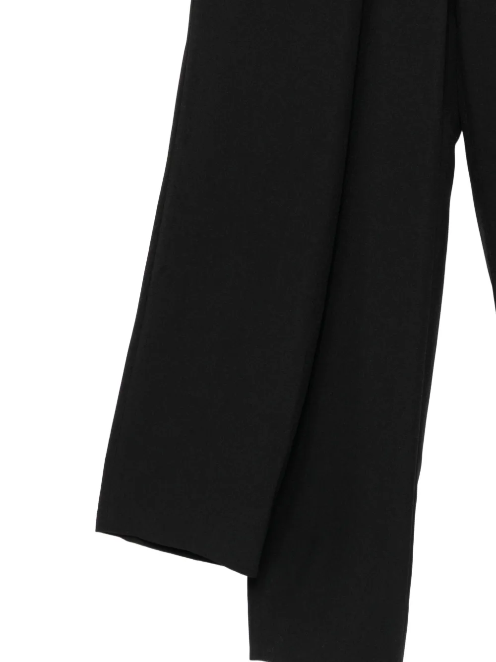 Black Comme Des Garçons Gelaagde pantalon Zwart
