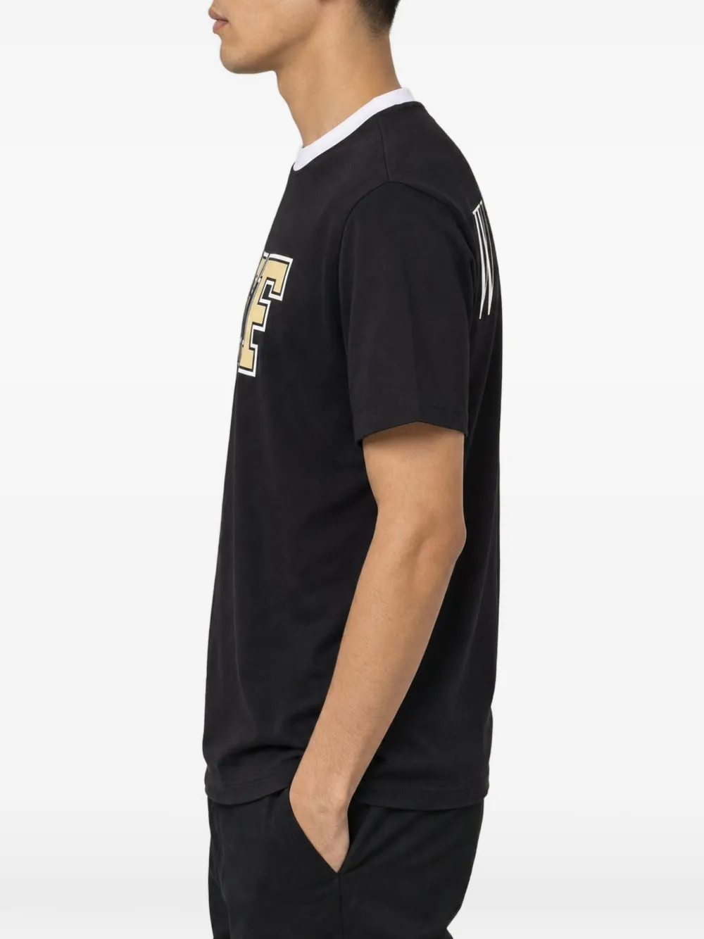 Off-White T-shirt met logoprint Zwart