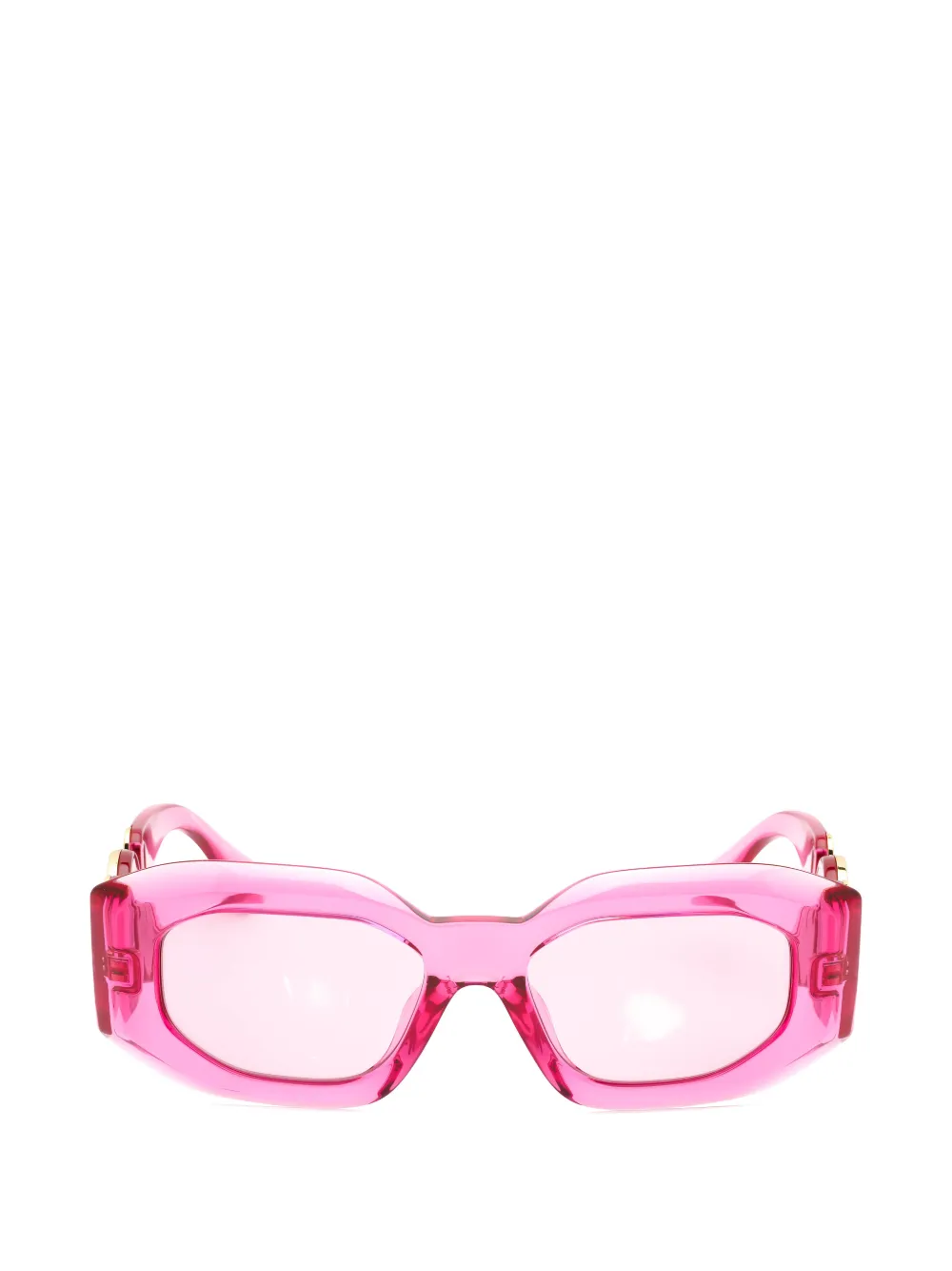 Versace Eyewear Medusa geometric-frame sunglasses - Rosa