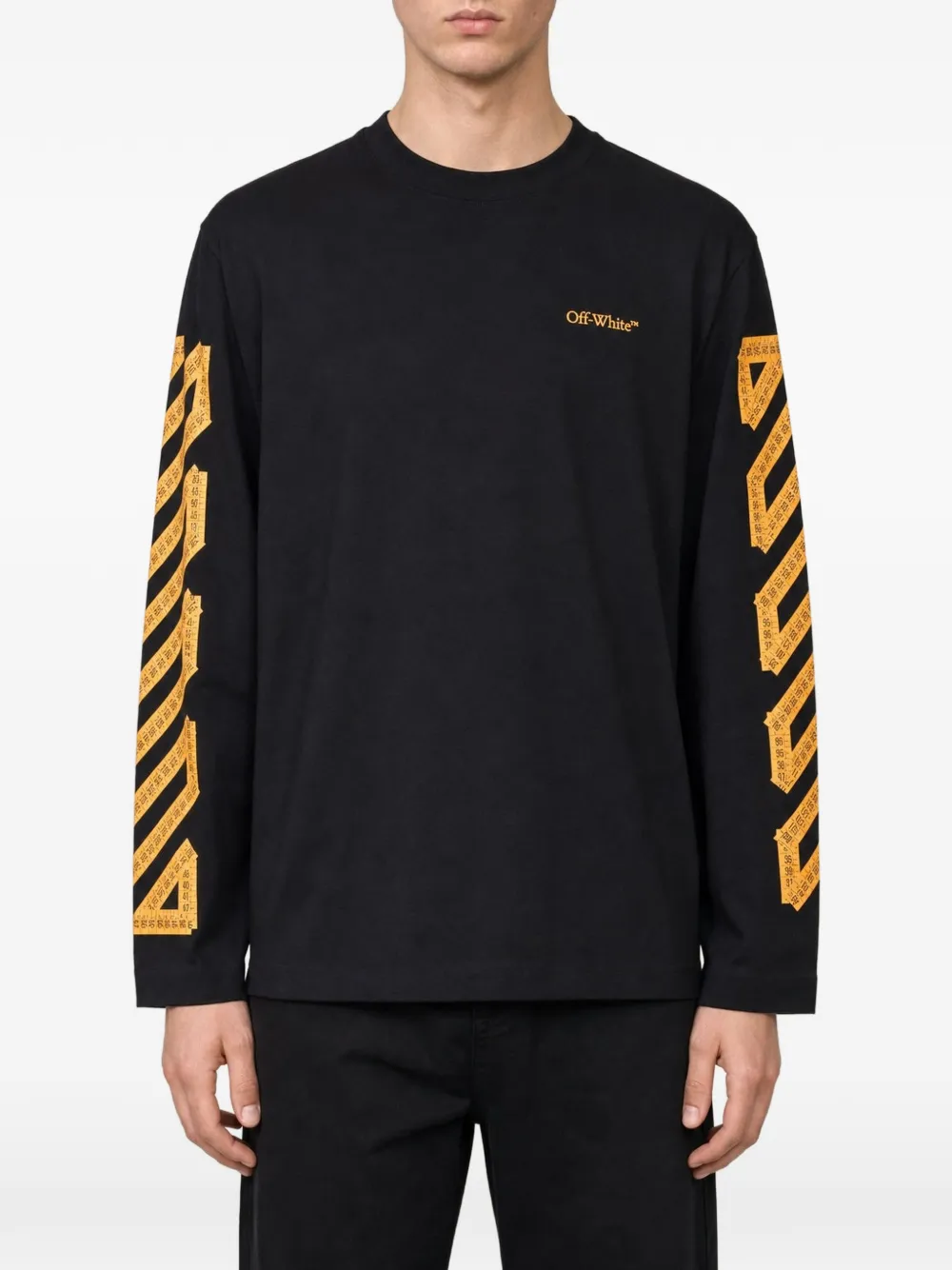 Off-White Arrows-print long-sleeve T-shirt
