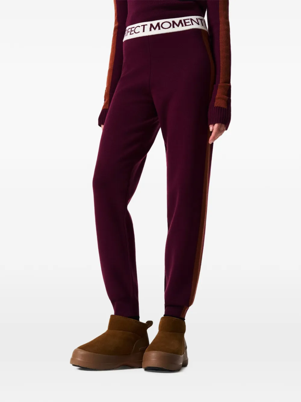 Perfect Moment La Tour merino wool jogger pant - Viola
