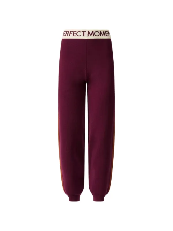 Perfect Moment La Tour Merino Wool Jogger Pant in Purple