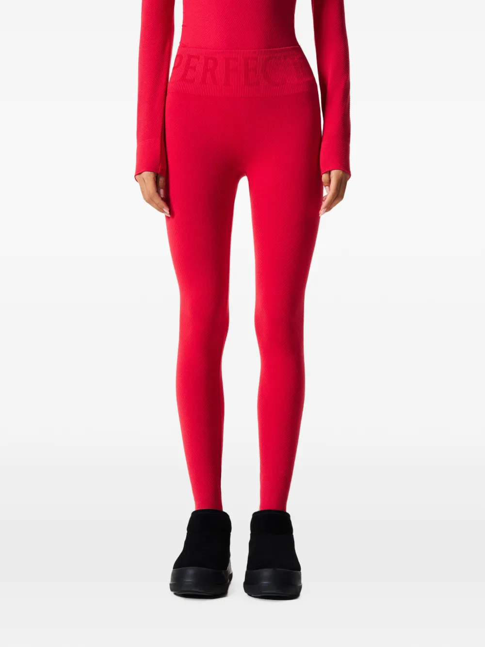 Perfect Moment Naadloze thermo legging Rood