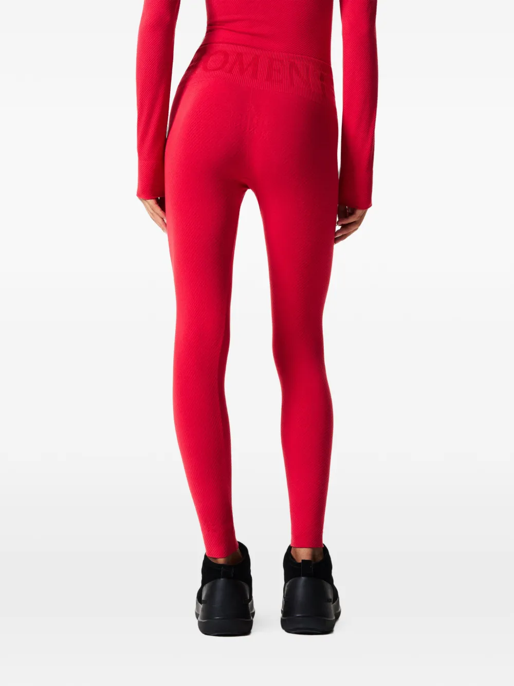 Perfect Moment Naadloze thermo legging Rood