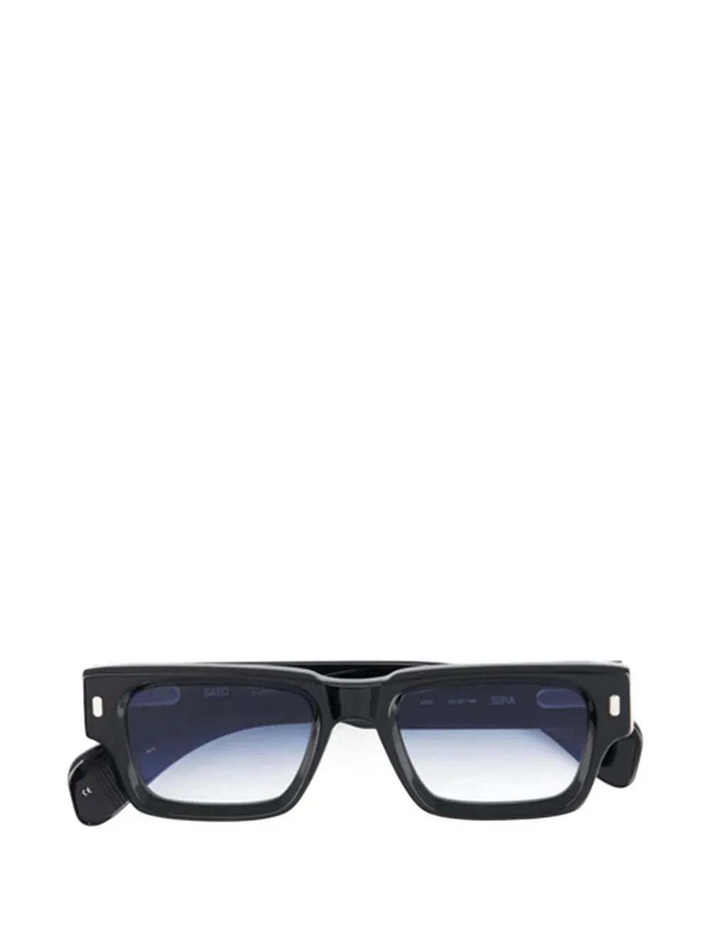 Sato Eyewear Sira rectangle-frame sunglasses - Schwarz