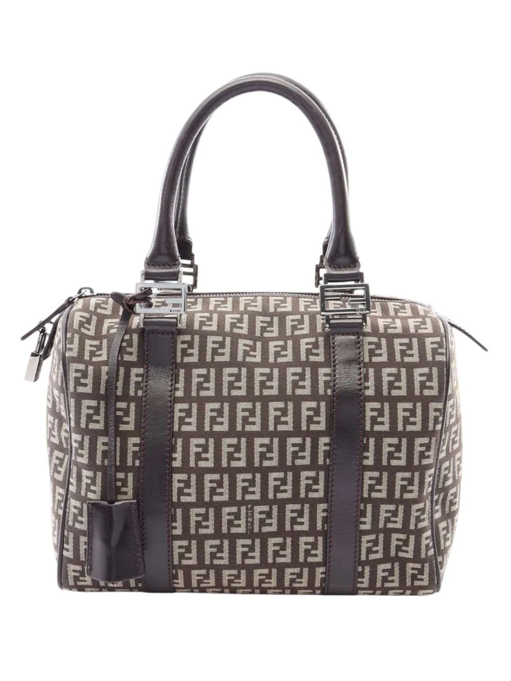 Fendi Pre-Owned 2000-2010 Zucchino Canvas handbag - Brown