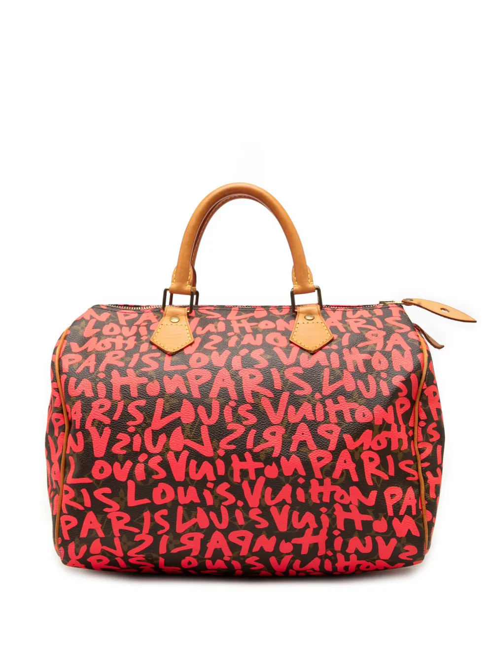 Louis Vuitton Pre-Owned sac boston Monogram Graffiti Stephen Sprouse Speedy 30 (2018) - Marron