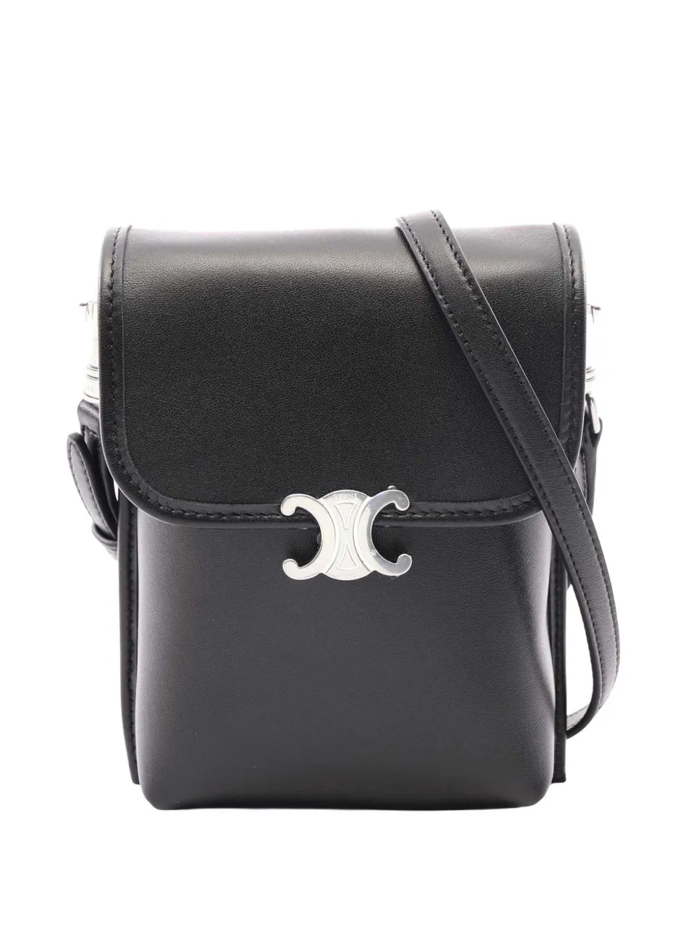 Celine Pre-Owned 2000-2026 Leather Soft Vertical Pouch shoulder bag - Schwarz