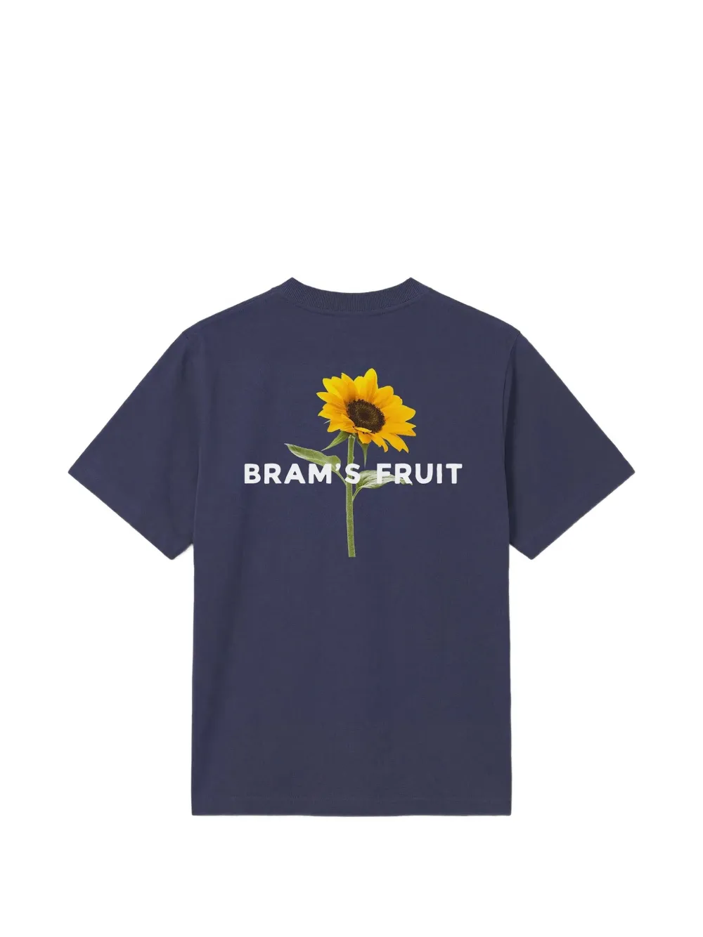 Bram s Fruit T-shirt met zonnebloemprint Blauw