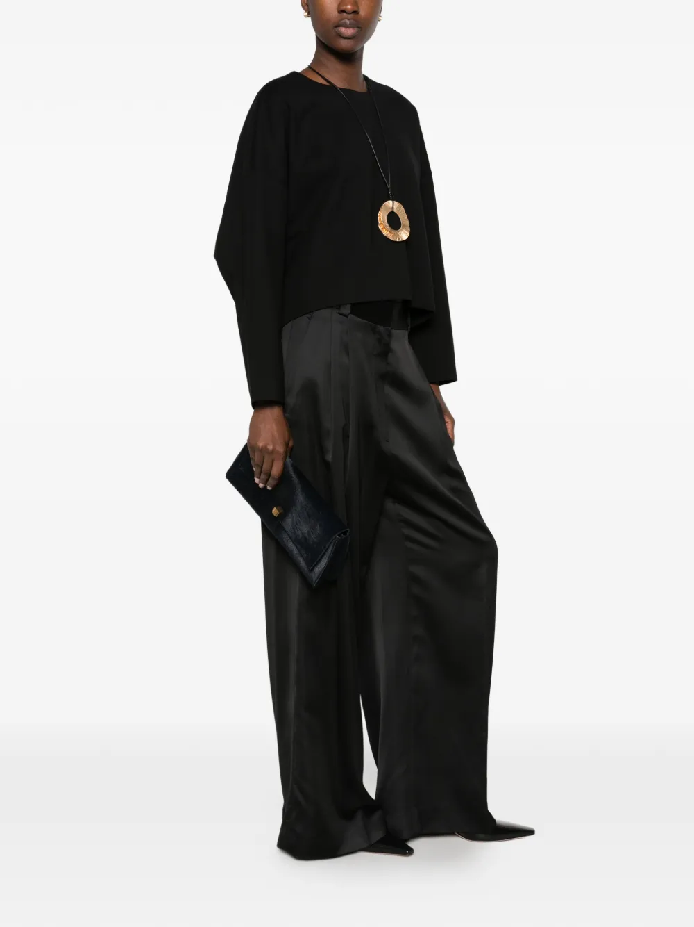 Dorothee Schumacher Emotional Essence bow-detail blouse Zwart