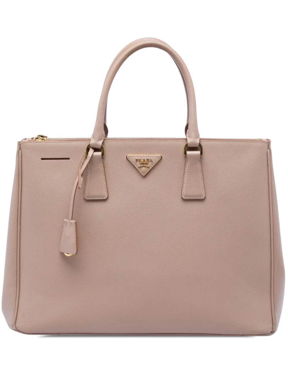 Prada Pre-Owned Borsa a tracolla Lux Galleria grande in pelle Saffiano 2010-2026 - Rosa