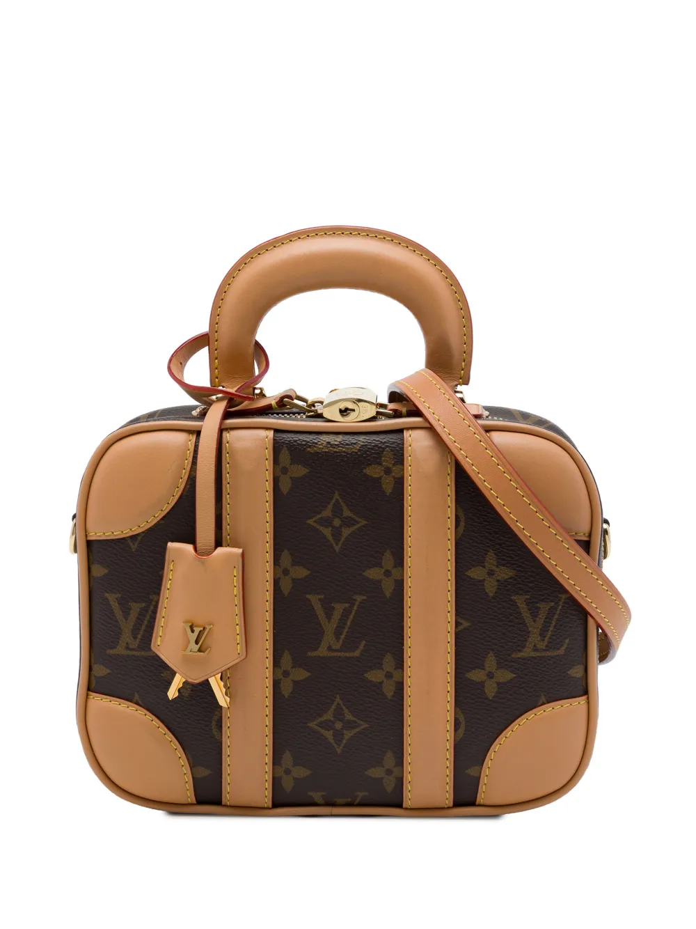 Louis Vuitton Pre-Owned 2019 Monogram Valisette BB satchel - Marrone