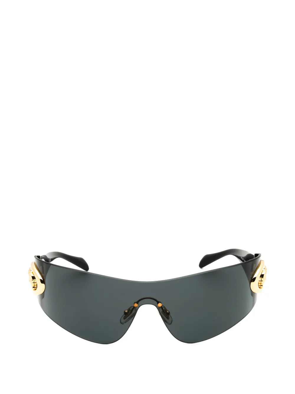 Versace shield-frame sunglasses - Nero