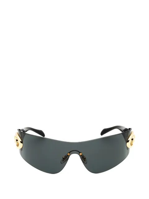 Versace shield-frame sunglasses
