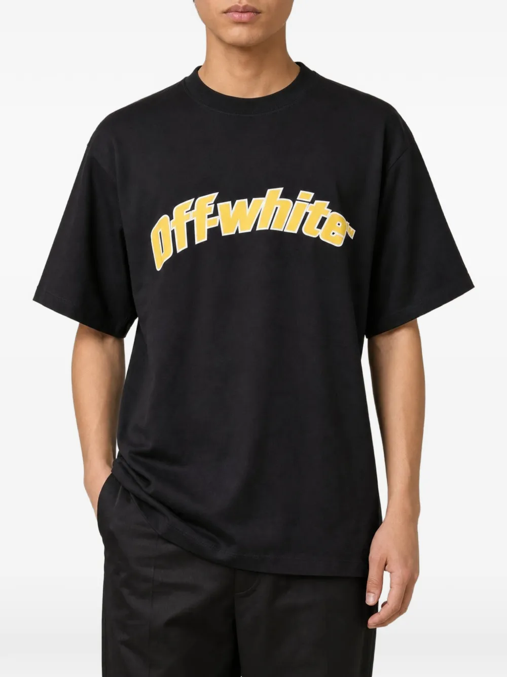 Off-White logo-print cotton T-shirt