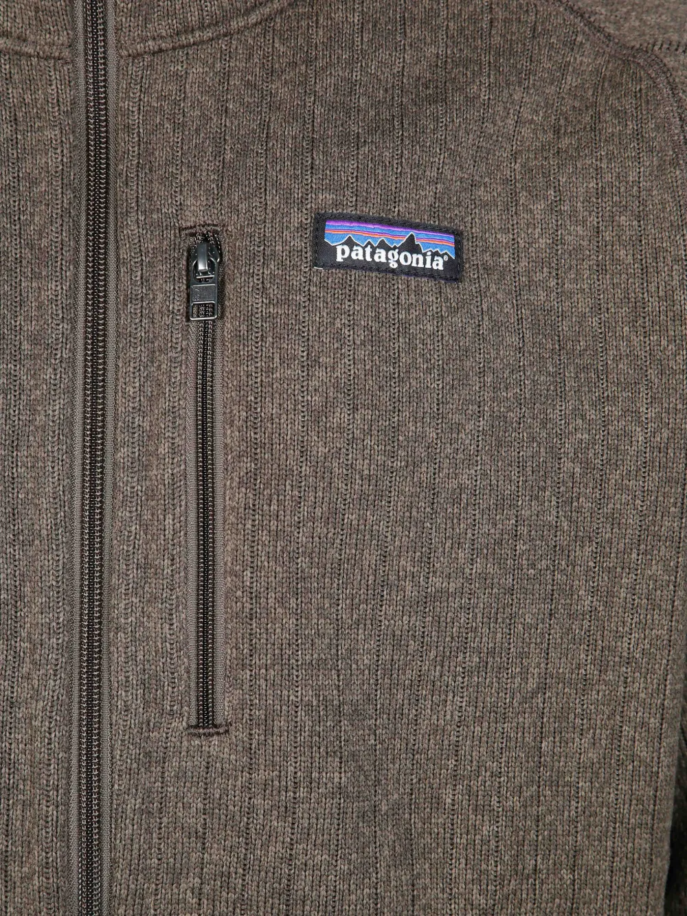 Patagonia Better sweater met rits Bruin