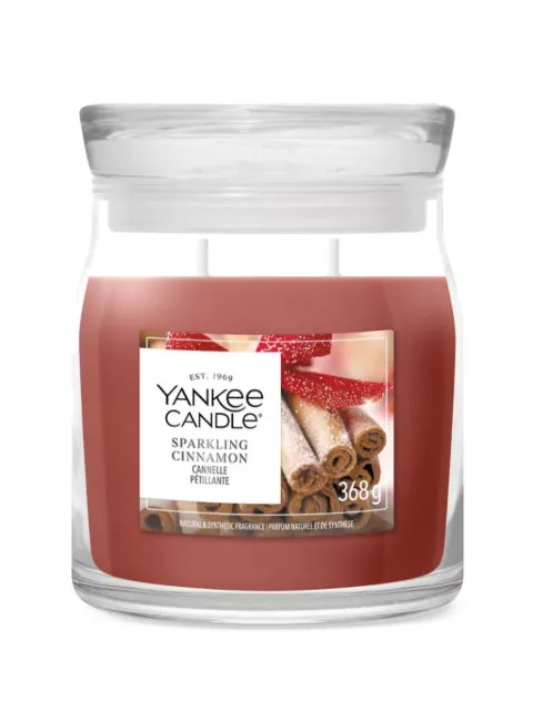 yankee candle vela Sparkling Cinnamon