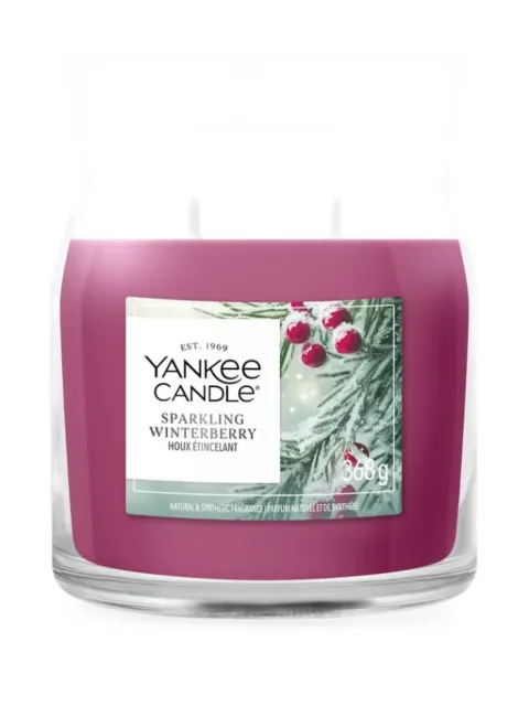 yankee candle Sparkling Winterberry candle
