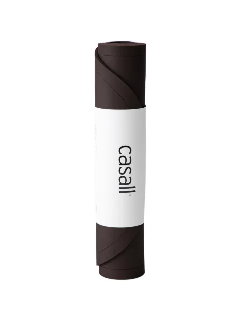 Casall logo-embossed curved-edge yoga mat