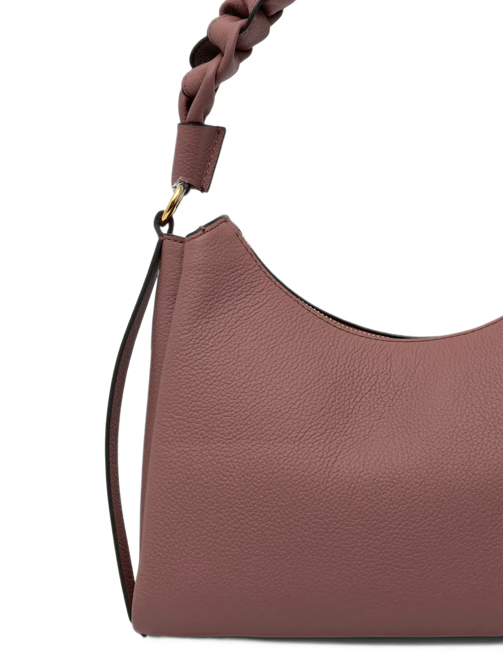 Coccinelle Bou shopper met gevlochten handvat Roze