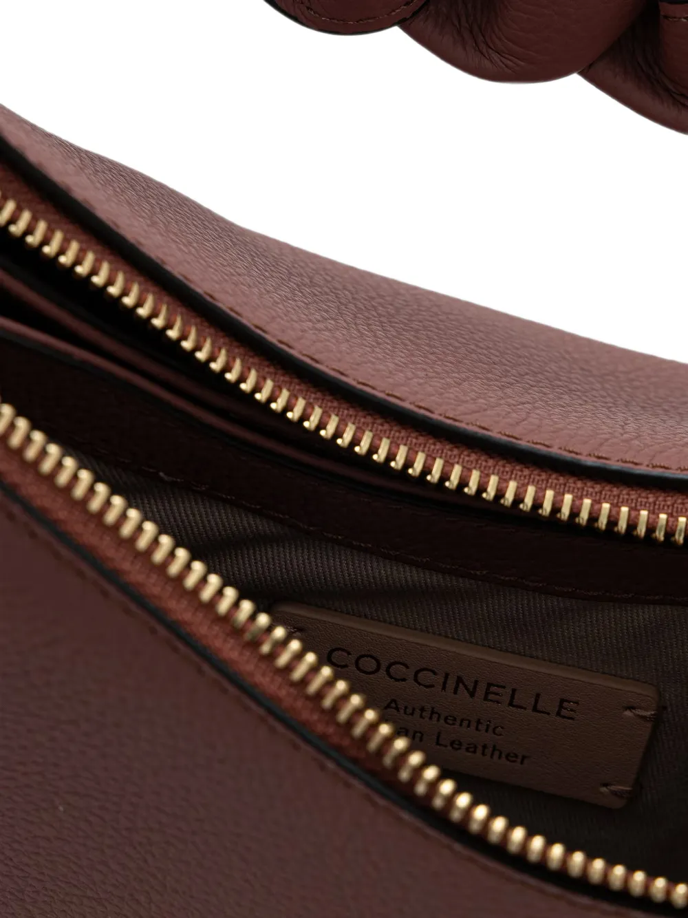 Coccinelle Bou shopper met gevlochten handvat Roze