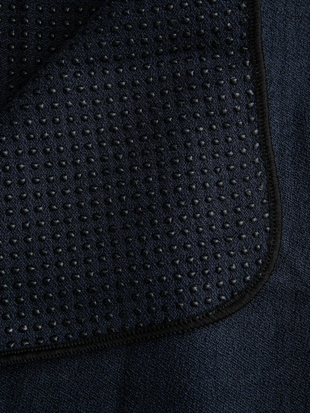 Casall Posture yogahanddoek met geborduurd logo Blauw