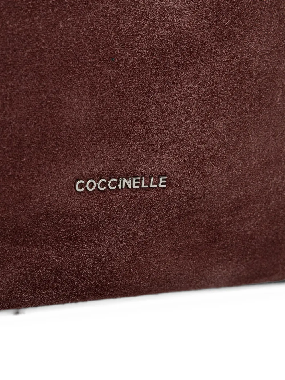 Coccinelle Grote Beat Generation suède schoudertas Bruin