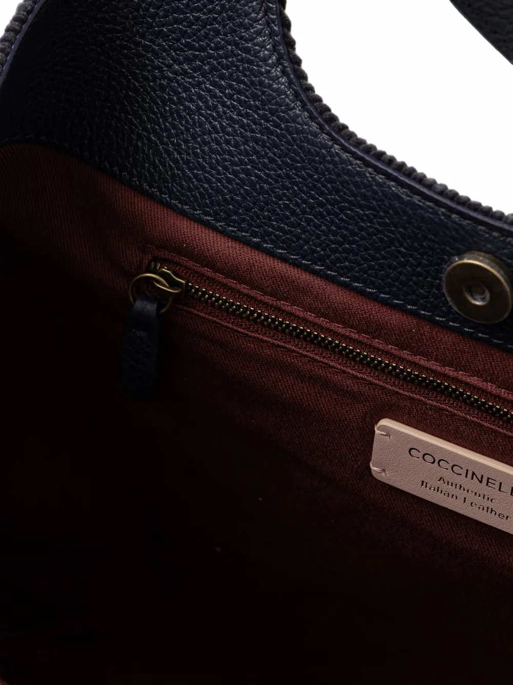 Coccinelle Ribfluwelen shopper Zwart