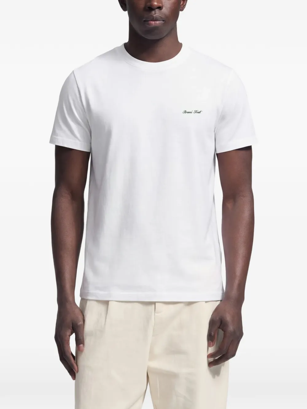 Bram s Fruit T-shirt met logoprint Wit