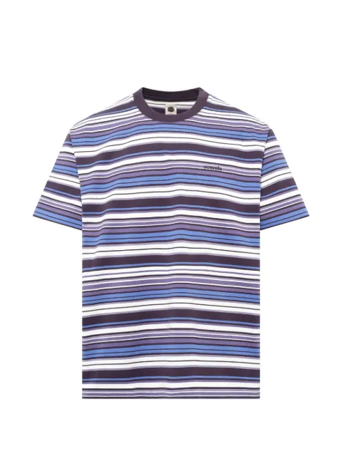 Vowels stripe-pattern T-shirt