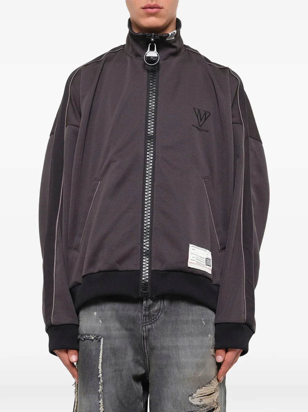 Maison MIHARA YASUHIRO wide-back track jacket Zwart