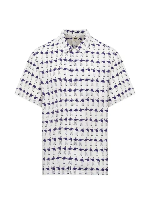 Vowels Wiggles-print shirt
