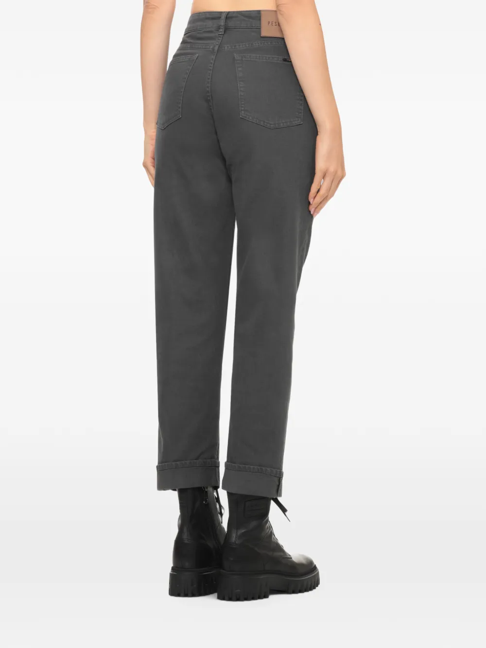 Peserico Jeans met omgeslagen pijpen Grijs