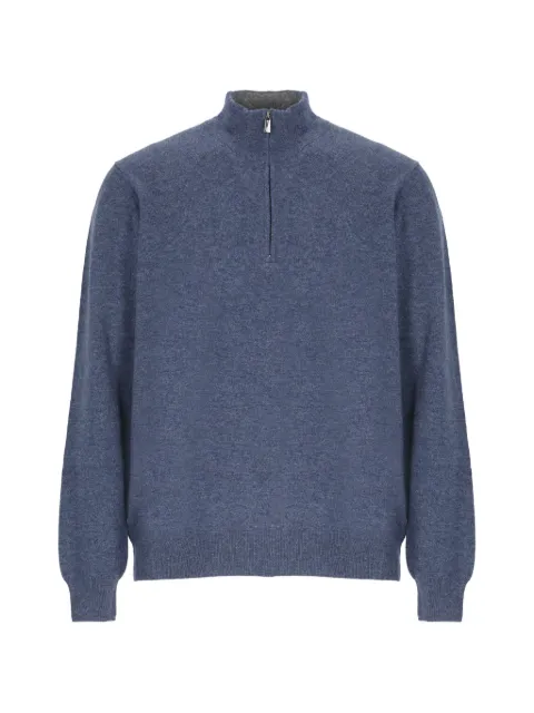 Della Ciana half-zip knitted sweater