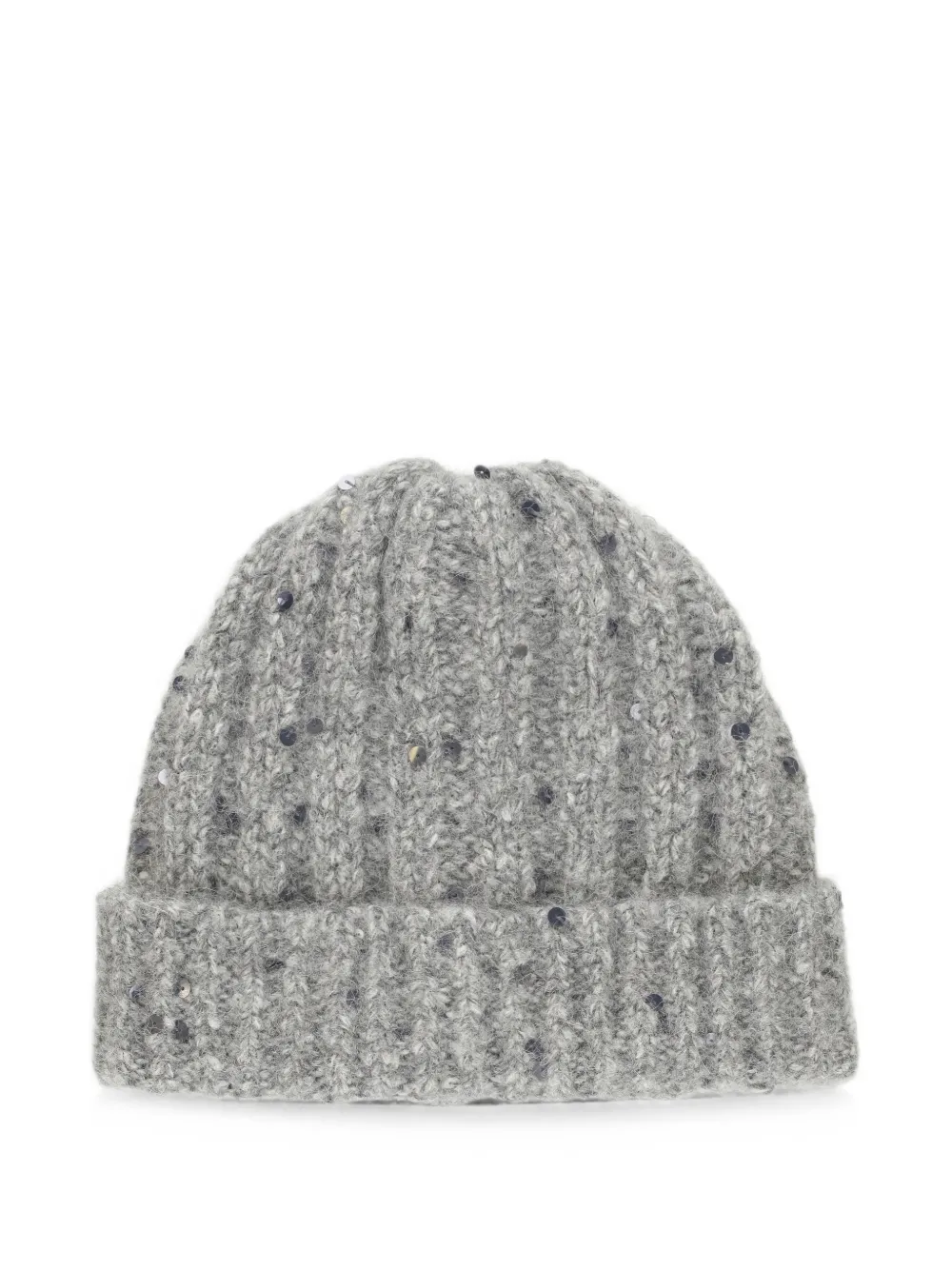 PANICALE sequin-embellished ribbed beanie hat