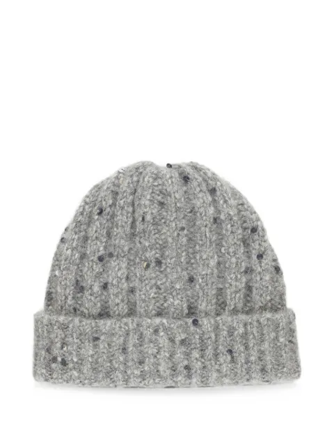 PANICALE sequin-embellished ribbed beanie hat